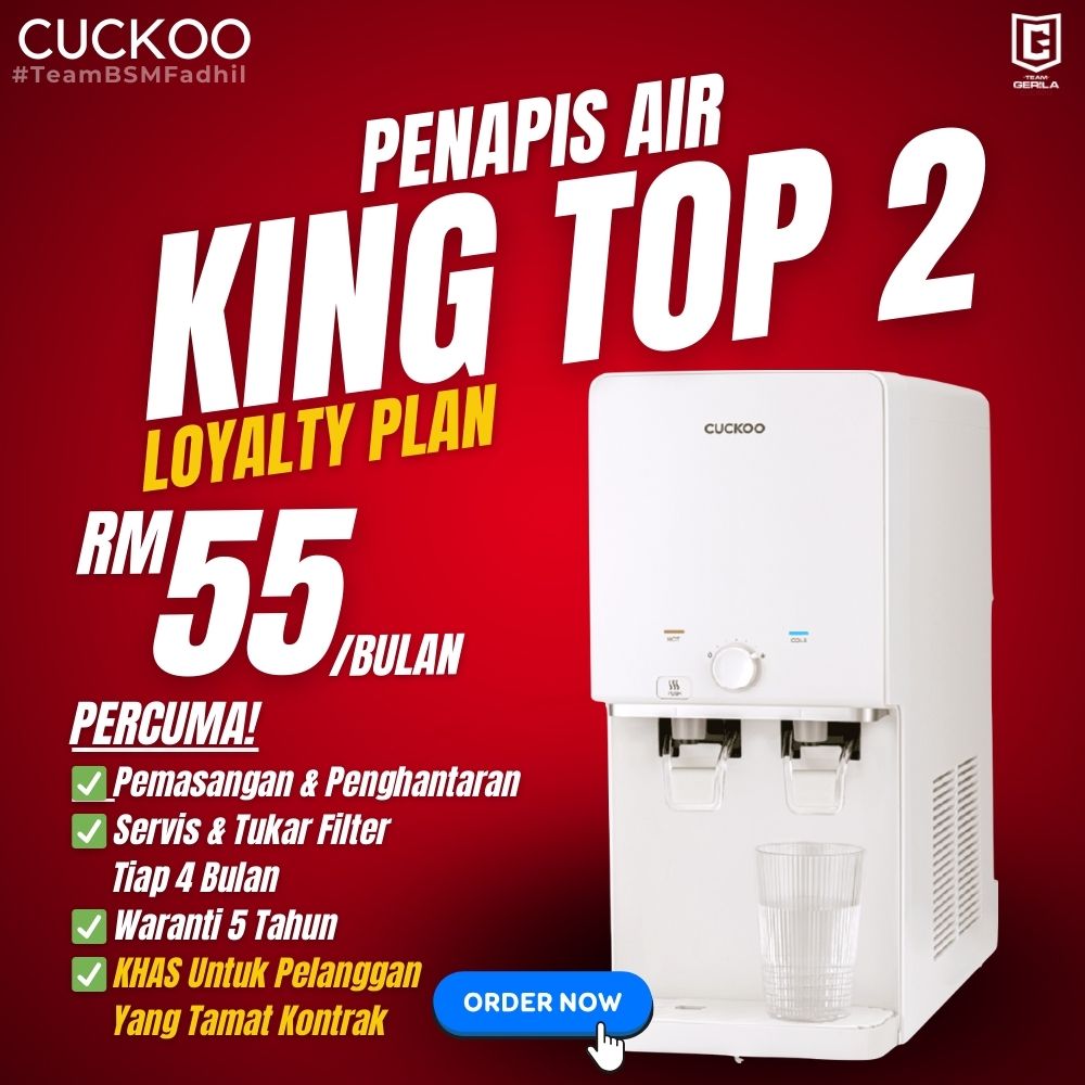 promosi penapis air cuckoo king top 2